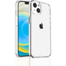 Goodscious Anti Yellowing Technology Case for iPhone 13 Premium Crystal Light Clear Phone Case for iPhone 13 Compatible Clear iPhone 13 Case Cute Design Clear iPhone Case for Wireless Charging 6.1"