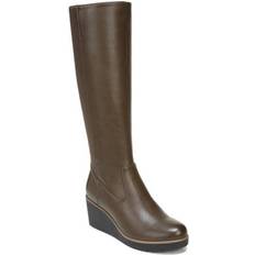 Faux Leather - Men High Boots Soul Naturalizer Women's Approve Knee High Boot, Mid Brown