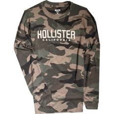 Hollister Co. T-shirts Hollister Co. Mens Long Sleeve T-Shirt Tee Relaxed Fit Camo 3144-308, M