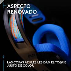 Auriculares Logitech G Auriculares Gaming G535 Lightspeed 33h PS5 PS4 y PC Recargables Por USB-C Negro