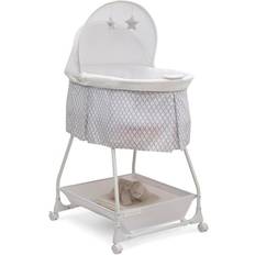 Delta Children Soothing Dreams Bassinet, Grey Windchime