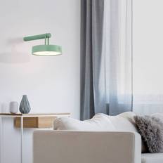 Paul Neuhaus Vägglampor Paul Neuhaus Just Light LED Vägglampa Arma Grön Plast IP44 Väggarmatur