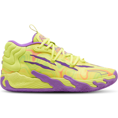 Gelb - Herren Basketballschuhe Puma X Lamelo Ball MB.03 Spark M - Safety Yellow/Purple Glimmer