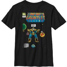 Fifth Sun Sold by: Top Tees Apparel, Boy Marvel Thanos Infinity Gauntlet Comic Book Graphic Tee Black