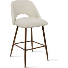 Wade Logan Berneta Beige Bar Stool 36" 2pcs