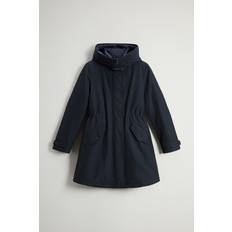 Woolrich Vattenavvisande Huva Parka Med Dunfyllning - Blå