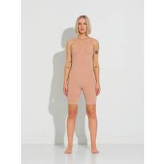 Elastan/Lycra/Spandex Bodystockings Lykkeland Atelier LYKKELAND ateliér Contour Shapewear Bodysuit Sand 42-46