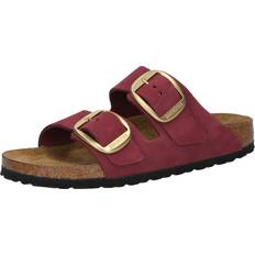 Birkenstock Arizona Nubuck Very Exclusive Big Buckle Sandals, Red, 3, Women