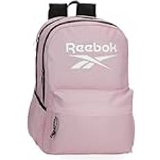 Reebok Boston Schulrucksack mit zwei Fächern, anpassbar an den Trolley, 39,6 cm 15,6 Zoll Rosa, 31 x 44 x 15 cm, Polyester, von Joumma Bags, Rosa, 31x44x15 cms, Schulrucksack mit zwei Fächern