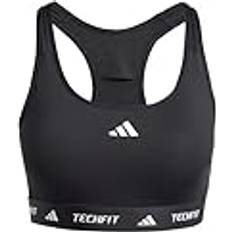 Klær Adidas PowerReact Techfit Bra, Damen Bralette, Schwarz