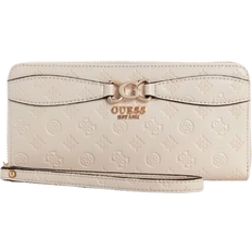 Guess Arlena Peony Zip Around Wallet - Beige