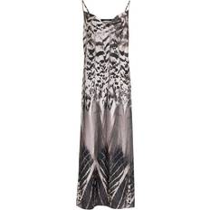 Slim Dresses AllSaints Hadley Sierra Print Midi Slip Dress - White