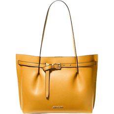 Bags Michael Kors Emilia Large Pebbled Leather Tote Bag - Golden Rod