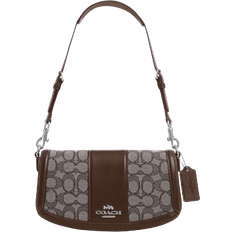 Coach Andrea Shoulder Bag In Signature Jacquard - Sv/Oak/Maple