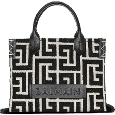 Bags Balmain B Army Monogrammed Jacquard Tote Bag - Black