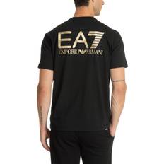 EA7 Oberteile EA7 EA7 Emporio Armani T-Shirt mit Label-Patch in Black, Größe