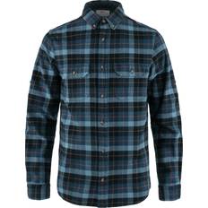 Fjällräven Flannel Shirts Fjällräven Men's Singi Heavy Flannel Shirt - Dark Navy/Indigo Blue