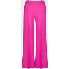 Valentino Rosa Byxor & Shorts Valentino CREPE COUTURE TROUSERS Woman PINK PP