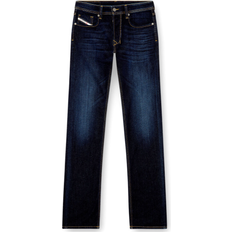 Blue - Men Jeans Diesel 1985 Larkee 009zs Straight Jeans - Dark Blue