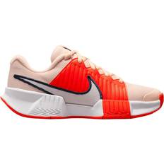 Laced - Women Racket Sport Shoes Nike Zoom Challenge W - Crimson Tint/Total Crimson/White