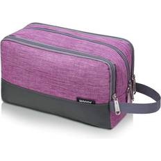 Purple Toiletry Bags & Cosmetic Bags WANDF Sold by: Pride RE, Toiletry Bag for Men/Women Hanging Dopp Kit Water Resistant Shaving Bag Small Toiletry Bag for Traveling purple