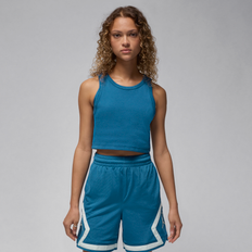 Jordan Femme Débardeurs Jordan Women's Tank Top Blue UK 12–14