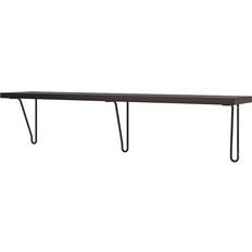 IKEA BERGSHULT FÖRLÄGGARE Brown/Black Vägghylla 120cm