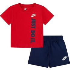 Nike Bebisar Barnkläder Nike Children's Shorts And T-Shirt Set GFX FT - Bleu