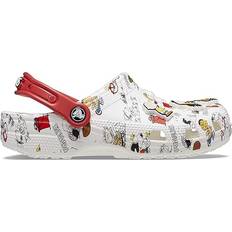 Hombre Zuecos Crocs Classic Peanuts Snoopy Clog - White/Multi