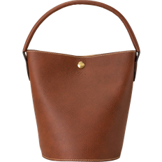 Magnetische Sluiting Emmertassen Longchamp Épure Bucket Bag - Brown