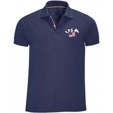 Billiga Pikétröjor Barnkläder Supportershop Kid's Rugby USA Polo Shirt - Navy