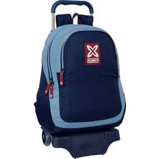 Solid Colours School Bags Munich School Rucksack With Wheels - Royal Blue