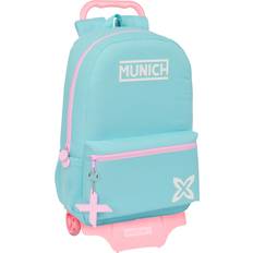 Munich School Rucksack with Wheels Heaven Celeste 30 x 46 x 14 cm