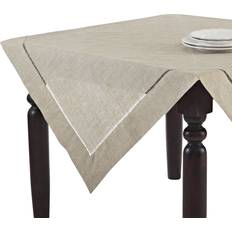 Linen Tablecloths Birch Lane Cowen Tablecloth Beige (101.6x101.6)