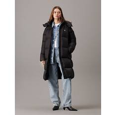 Calvin Klein Down Long Puffer Coat - Black