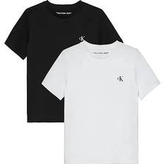 Calvin Klein Barneklær Calvin Klein T-shirt 2-pak Monogram White/Black år 176 T-Shirt