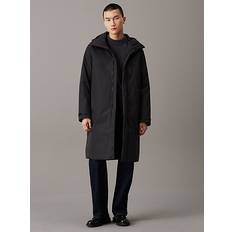 Men Coats Calvin Klein Technical Longline Parka - Black
