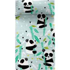 Textiles HappyFriday Colcha Moshi Azul 200 x 260 cm Oso Panda Funda nórdica Azul