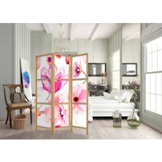 Pink Room Dividers East Urban Home 135cm W 1710cm H 3 Room Divider