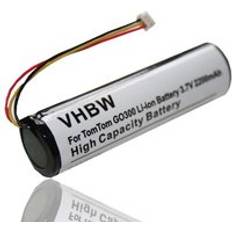 VHBW Battery compatible with TomTom Rider GPS Navigation System Sat Nav 2200mAh, 3.7V, Li-Ion