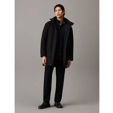 Dunkappor & Vadderade kappor - Herr Kappor & Rockar Calvin Klein Hooded Parka Coat - Black