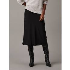 Calvin Klein Black Skirts Calvin Klein Slim Crepe Midi Skirt