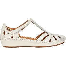 Cuero Sandalias de tacón Pikolinos Puerto Vallarta Calfskin Leather Women's Ankle Strap Sandals Nata 8-8.5 10-10.5 Women x