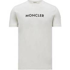 Moncler Man T-shirts Moncler Logo T-Shirt - White