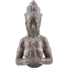 Romimex Bust Romimex Natural Resin Lady Buddha 21