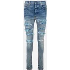 Silk Jeans Amiri Men's Silk PJ Thrasher Jean Clay Indigo Blue Jeans