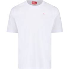 Diesel Hombre Camisetas Diesel T-shirt avec logo micro-brodé - Blanc