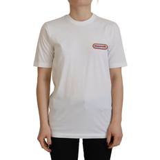 DSquared2 Women T-shirts DSquared2 T-Shirts, Female, White, 2XS White Logo Patch Tee Shirt