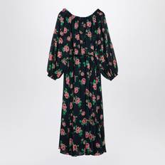 ROTATE Birger Christensen Chiffon Maxi Klänning - Shining Rose