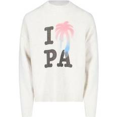 Palm Angels Herre Overdele Palm Angels I Love PA Knit Strik Herre - Beige
